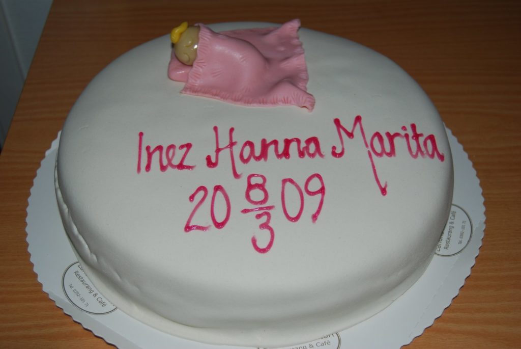 Inez doptårta
