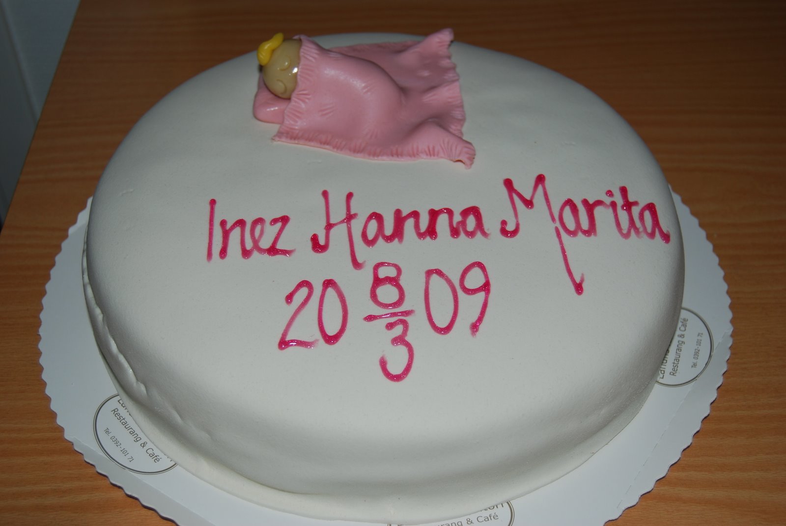 Inez doptårta